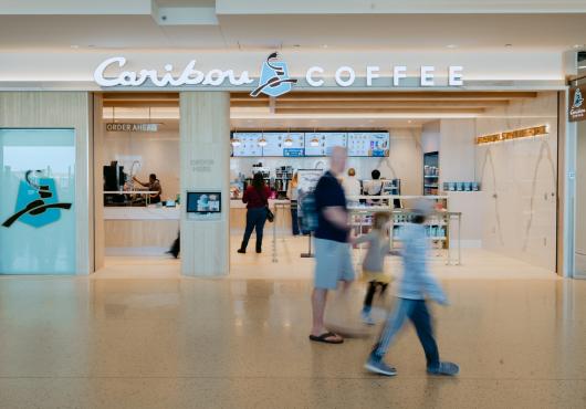 front of caribou at t2