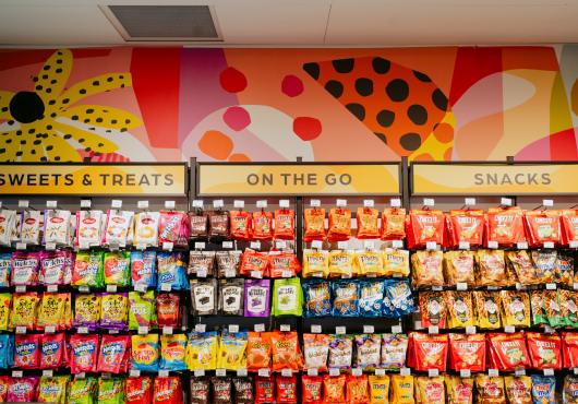Snacks at hometown market 