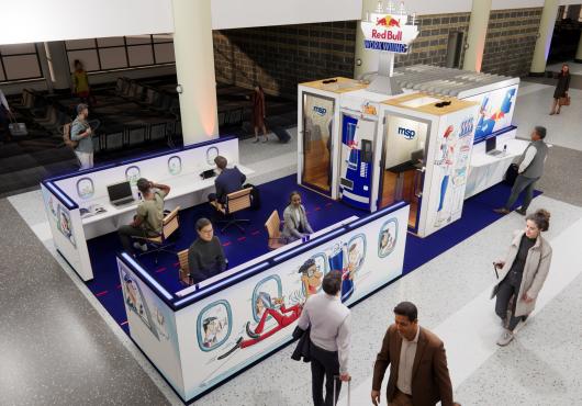 Rendering of the Red Bull Work Wiiing 