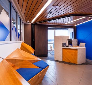 Wings Credit Union interior at MSP