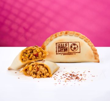 Soccer-branded empanadas