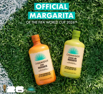 Margarita drinks on soccer field