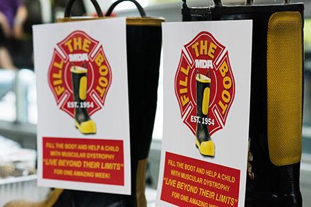 image of the MDA's fill the boot promotional materials