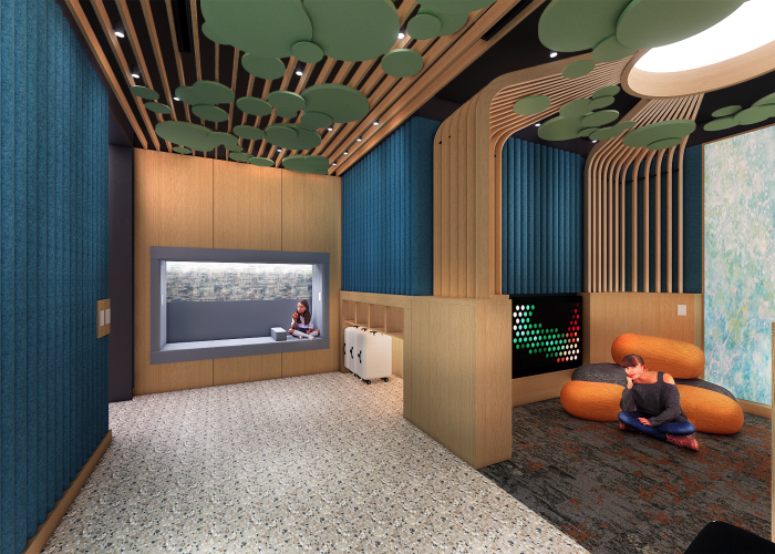 Rendering of Fraser lounge nook