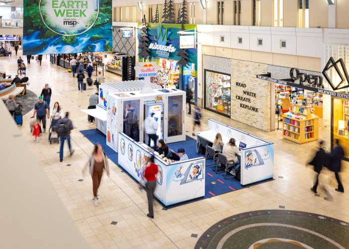 Red Bull Work Wiiing at Terminal 1