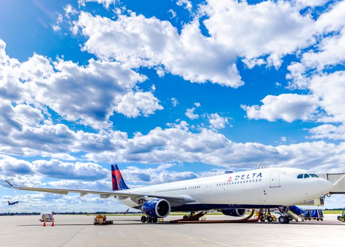 Delta A330 to Copenhagen May 2025